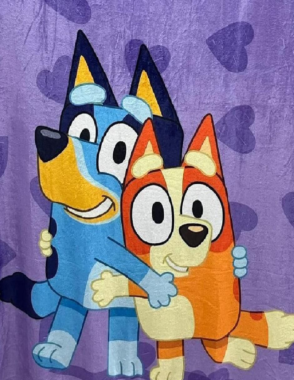 Cobija de tejido suave Bluey unisex 2