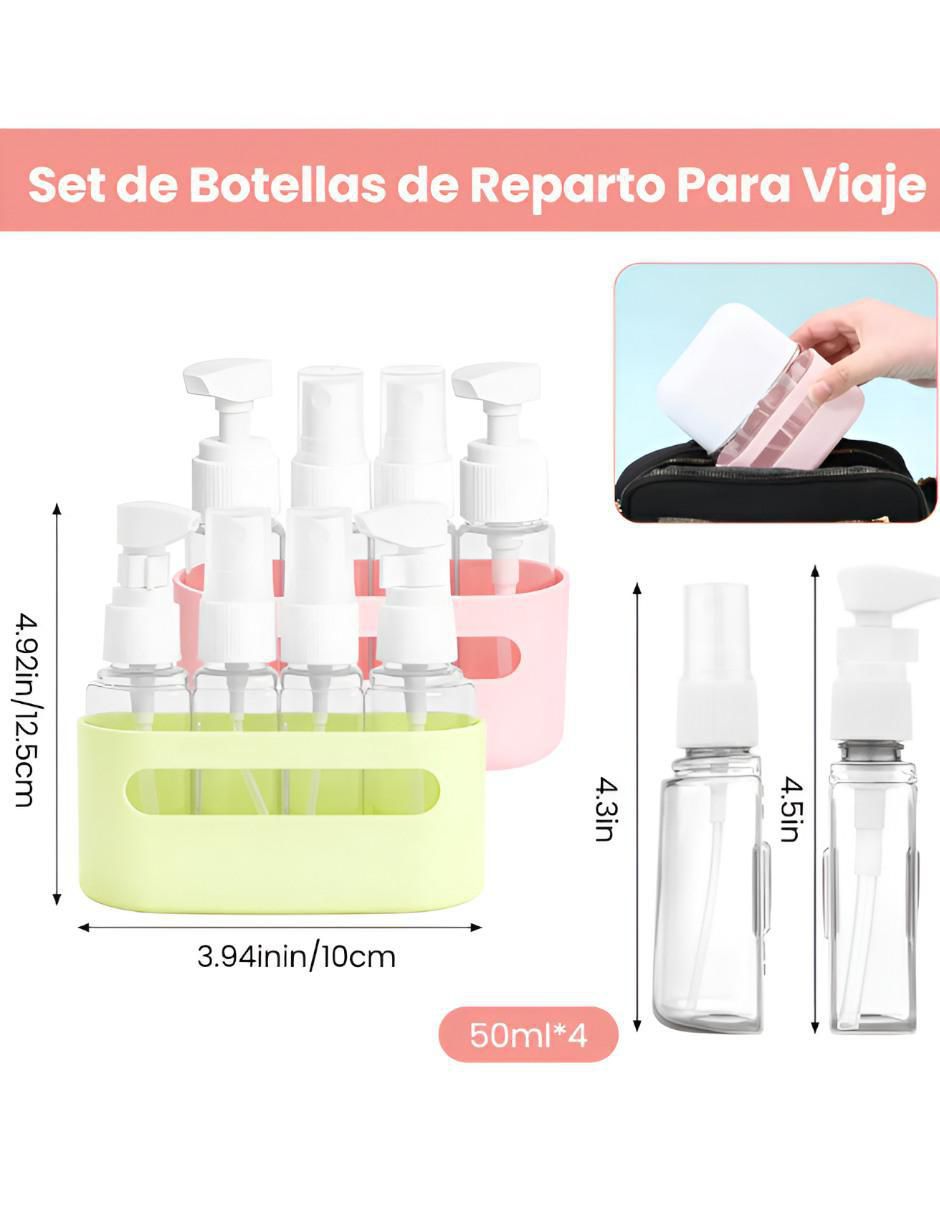 Set de botella para viaje unisex 4