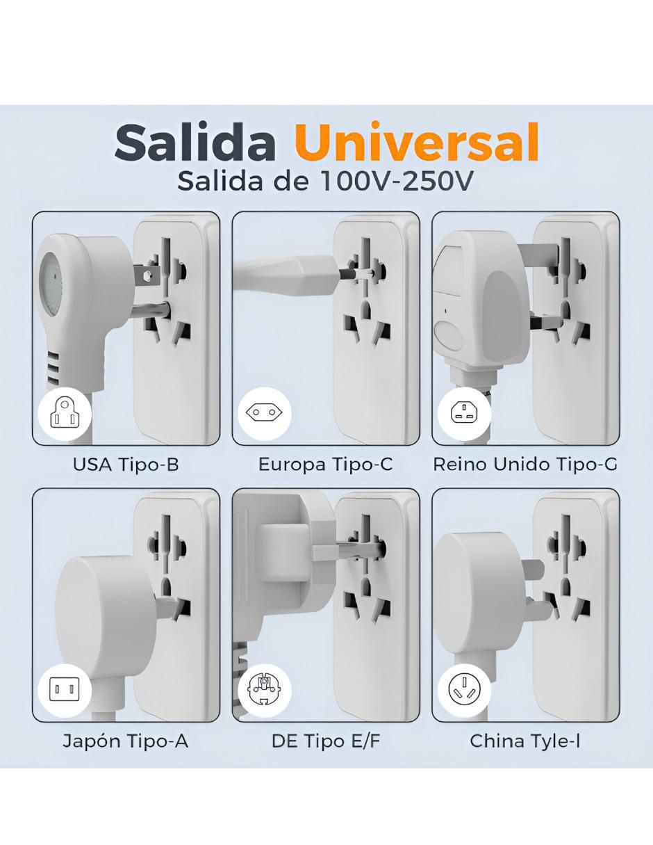 Adaptador universal viajes 2