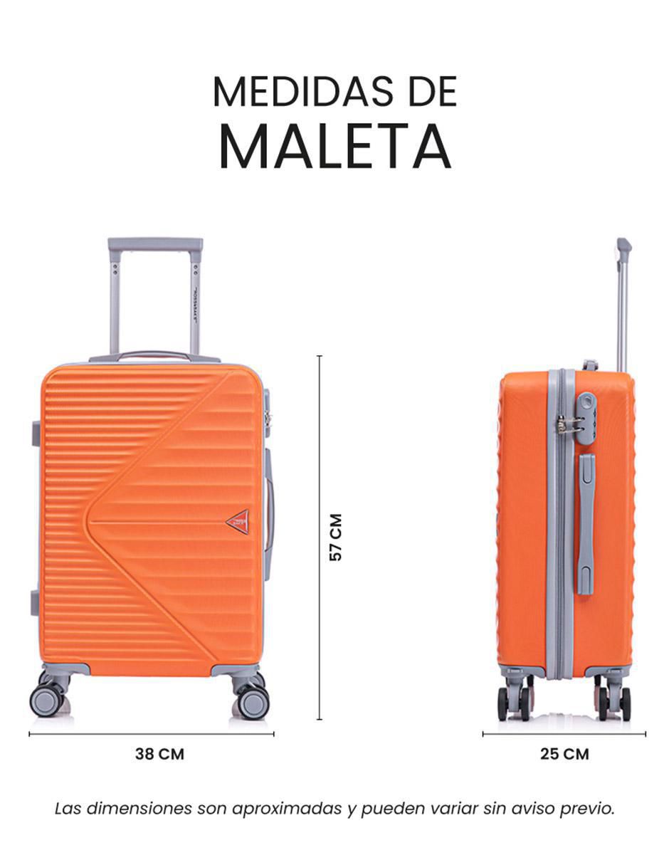 Maleta con ruedas carry on ross & saks maleta de viaje