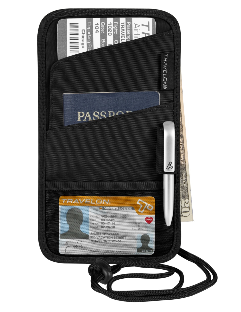 Porta pasaporte de poliéster 3