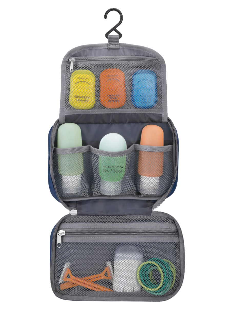 NECESER TRAVEL SAFE POLIÉSTER, GRIS TRA