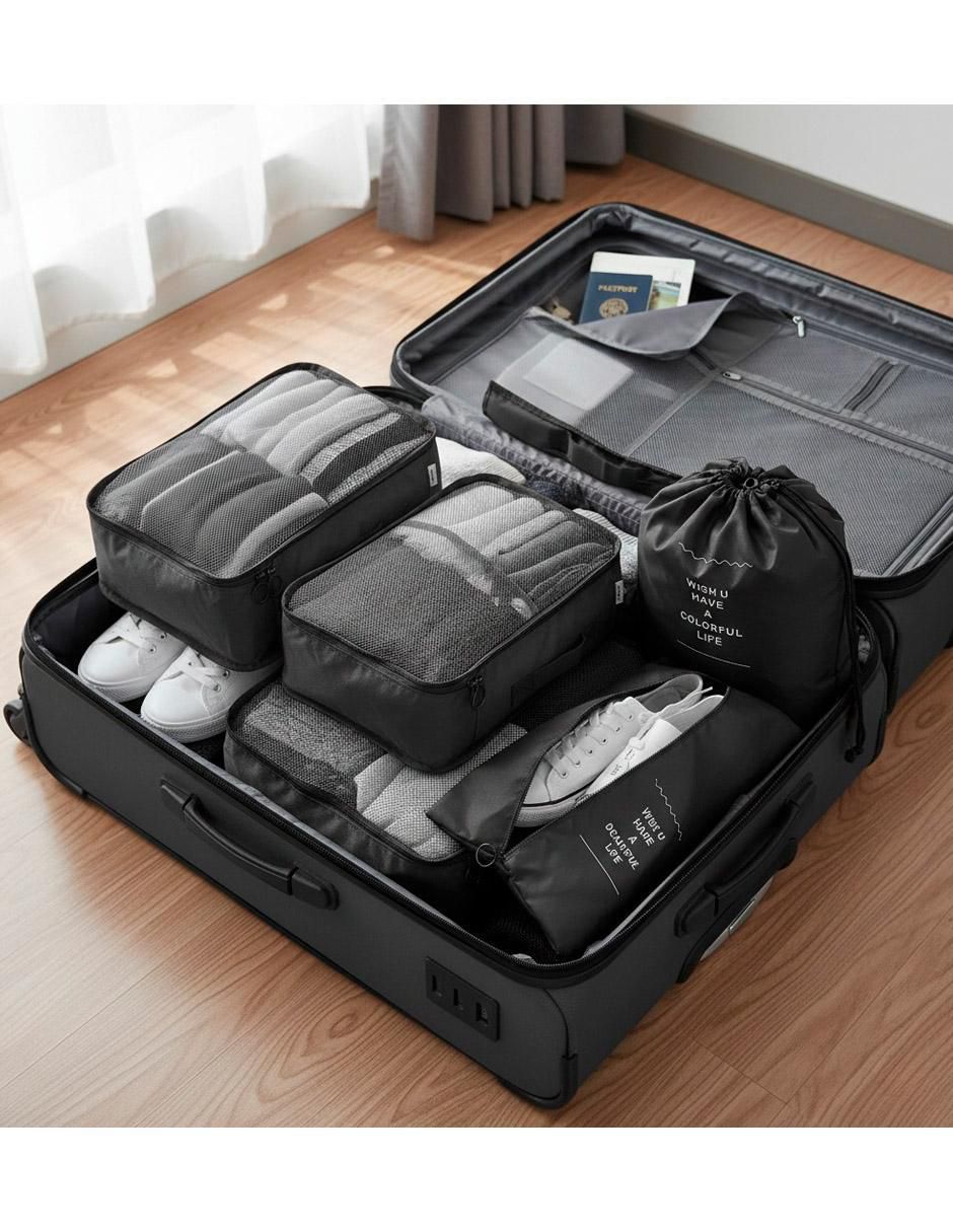 Set bolsa organizadora viaje 5